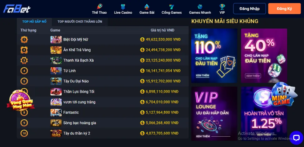 Đặc quyền VIP độc quyền tại cm888 chính thức
